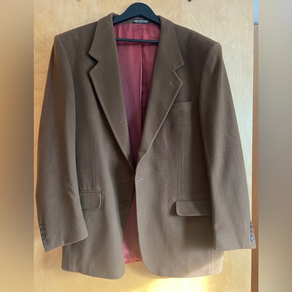 Elegant Brown Men's Blazer